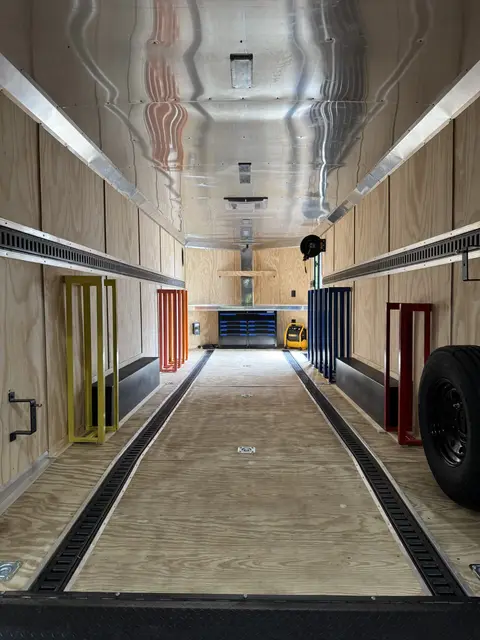 Interiors built by Manley Trailers
