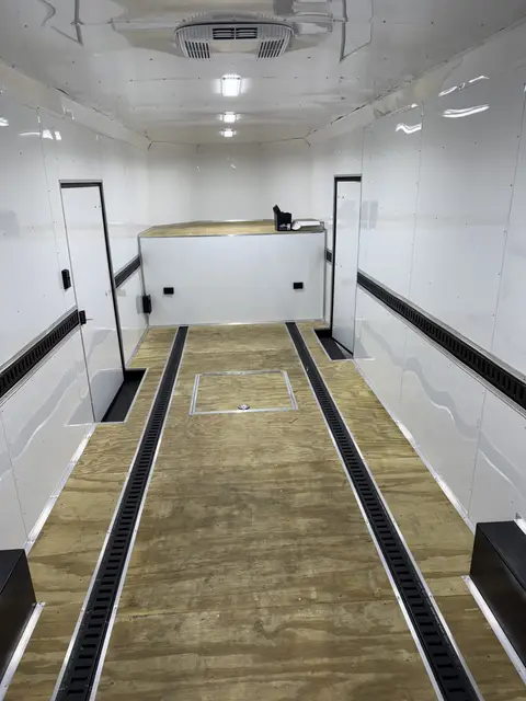 Interiors built by Manley Trailers
